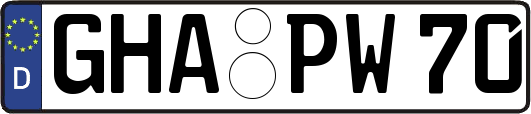 GHA-PW70