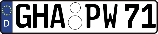 GHA-PW71