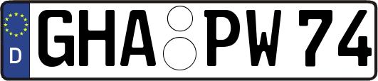 GHA-PW74