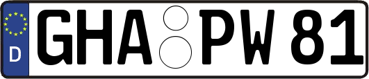 GHA-PW81