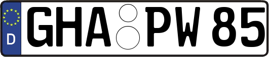 GHA-PW85
