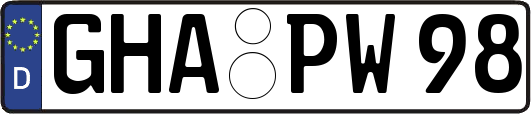 GHA-PW98