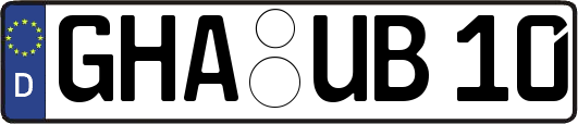 GHA-UB10