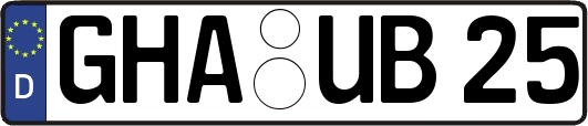 GHA-UB25