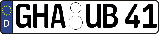 GHA-UB41