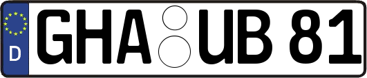 GHA-UB81