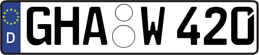 GHA-W420