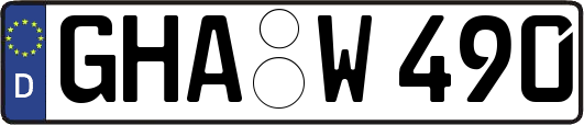 GHA-W490