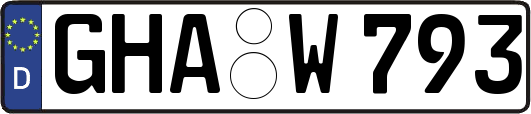 GHA-W793