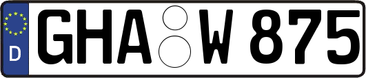 GHA-W875