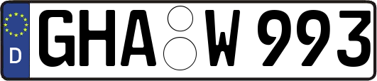GHA-W993