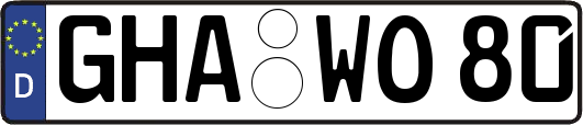 GHA-WO80