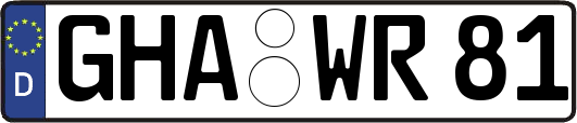 GHA-WR81
