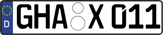 GHA-X011