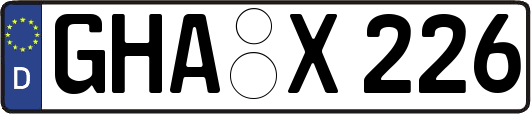 GHA-X226