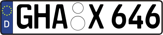 GHA-X646