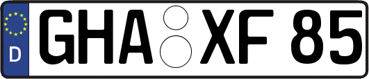 GHA-XF85