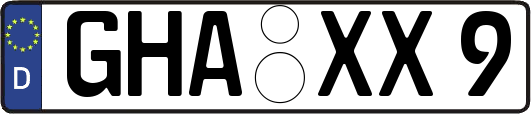 GHA-XX9