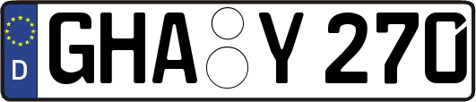 GHA-Y270
