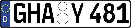 GHA-Y481