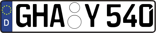 GHA-Y540