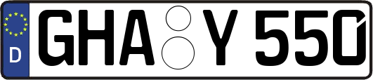 GHA-Y550