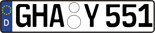 GHA-Y551
