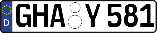 GHA-Y581