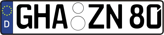 GHA-ZN80