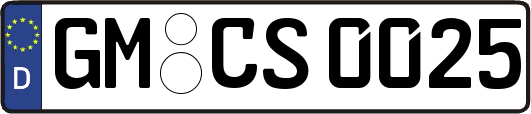 GM-CS0025