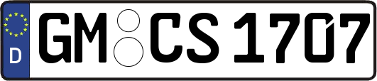 GM-CS1707