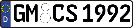 GM-CS1992
