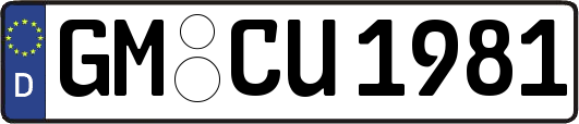 GM-CU1981