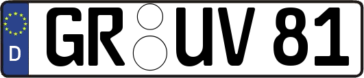 GR-UV81