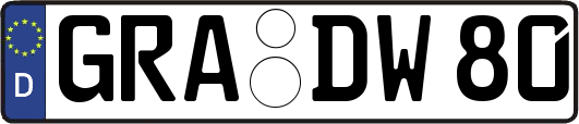 GRA-DW80
