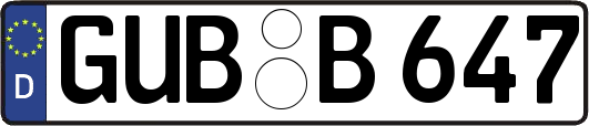 GUB-B647