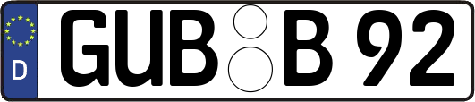 GUB-B92