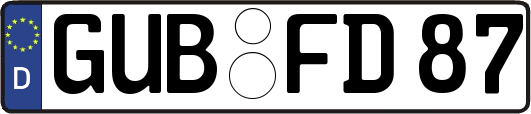 GUB-FD87