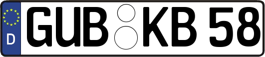 GUB-KB58