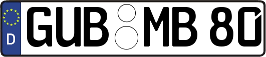 GUB-MB80