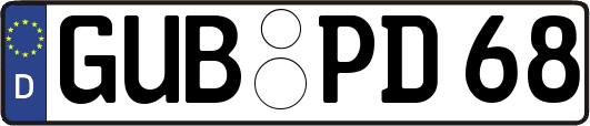 GUB-PD68