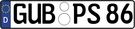 GUB-PS86