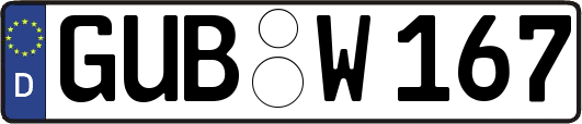 GUB-W167
