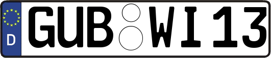 GUB-WI13