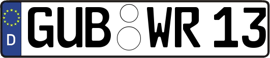 GUB-WR13