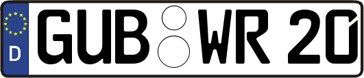 GUB-WR20