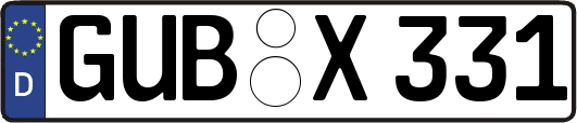 GUB-X331