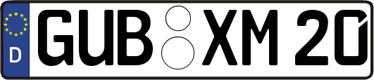GUB-XM20