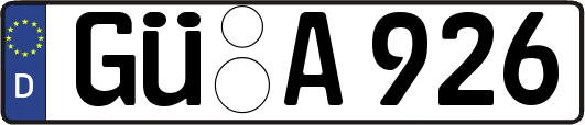 GÜ-A926