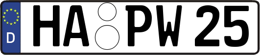 HA-PW25
